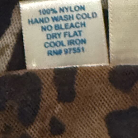 Y2K Cheetah Mesh Nylon Babydoll Going Out Top L The Nanny Feminine Maximalist - Picture 7 of 7